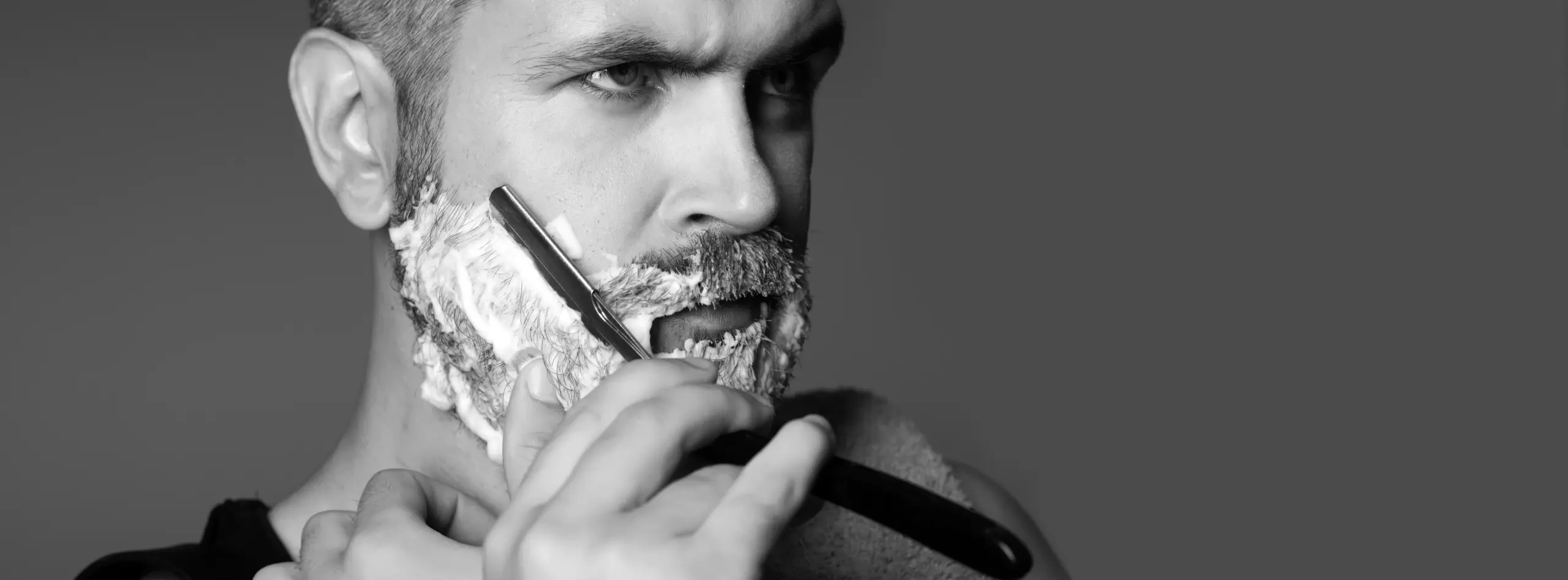 Rakning på Ballers Barbershop