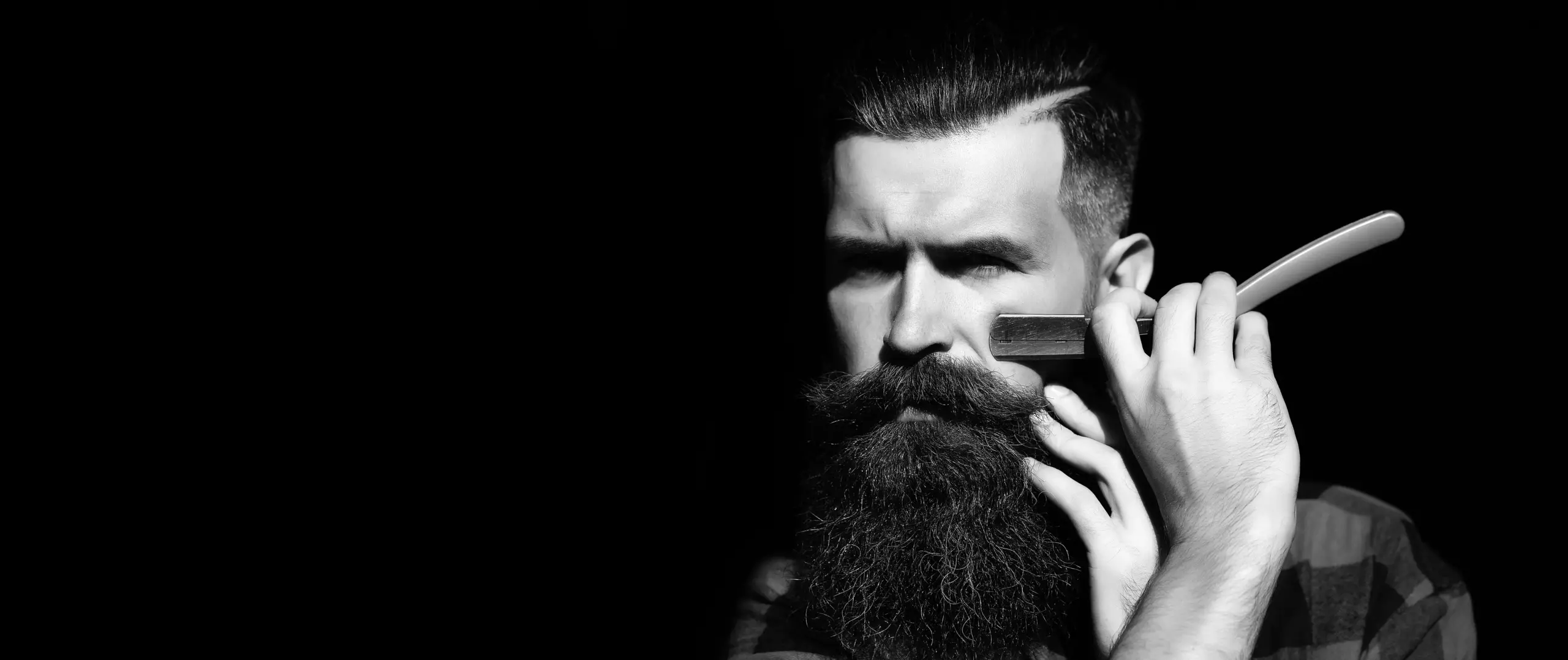 Skäggtrimning på Ballers Barbershop